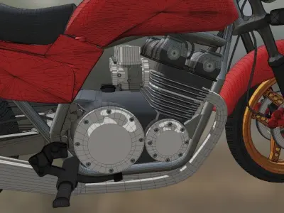 1 to 24 scale Model Honda CB 900 Boldor 3D print model