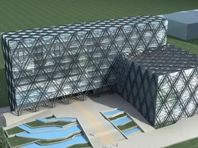 Commercial Building 3D model 141