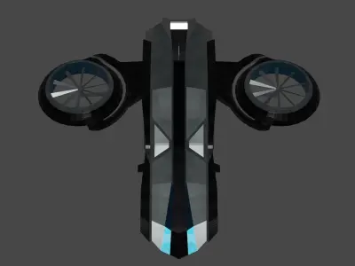 Helper Drone Low-poly 3D model