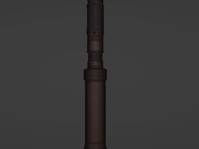 LightSaber Star Wars 3D model
