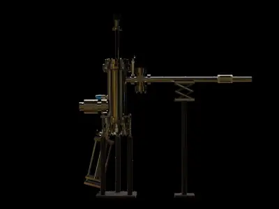 Molecular Beam Epitaxy Chamber 3D model