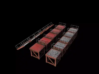 Industrial Platform all  3D model