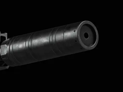 Daniel Defense SoundGuard SG-30 Low-poly 3D model