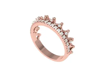 Wedding Band 3D print model 9