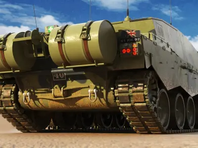 Challenger 2 United Kingdom Tank 3D model