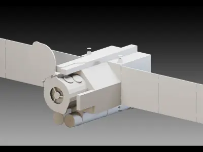 30- Satellite Props- High detail 3d models- Vol 04 Low-poly 3D model