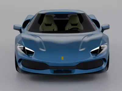 Ferrari 296 GTB - High Quality 3D model 3D model