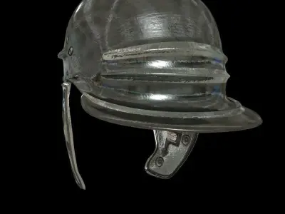 Romans helmet Low-poly 3D model