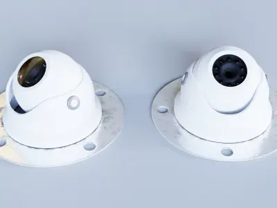 Security Camera Dom Low-poly 3D model