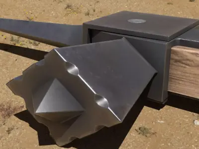 Corvus Warhammer Low-poly 3D model