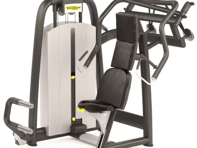 Technogym and unbranded exercise equipment 3D Model Pack
