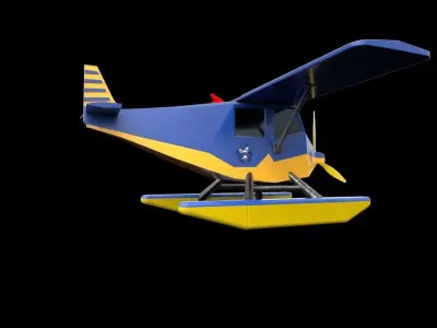 Helicopter Version2 Low-poly 3D model