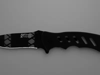 Mtech Tactical Folding Knife 3D model