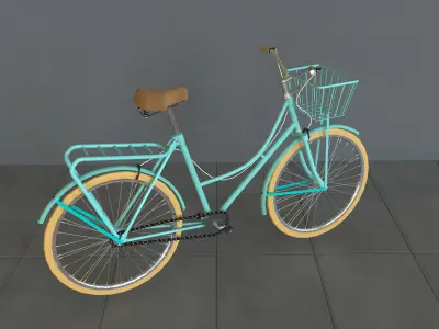 Classic Bike 3D model