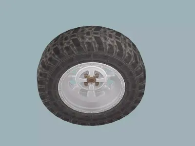 Car-Truck Wheel CC Low-poly 3D Model Low-poly 3D model