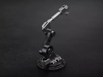 Robotic arm mechanical  3D model