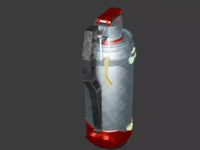 3D model of a Flashbang Grenade  Low-poly 3D model