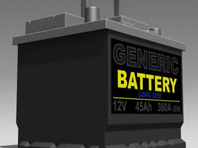 Generic Car Battery 3D model