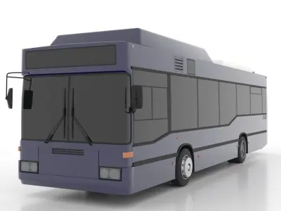 Mercedes-Benz O405NK CNG Low Low-poly 3D model