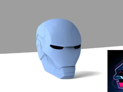 Iron Man MK85 Endgame Helmet ready to 3d printing 3D model