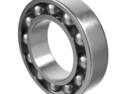 Ball Bearing PBR Low-poly 3D model