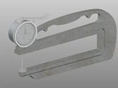Medidor de Espessura  thickness gauge Free 3D model