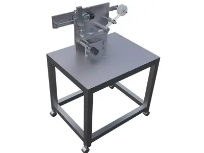 Automatic labeling machine 3D model purchase