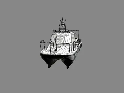 Maccoma research vessel 3D model