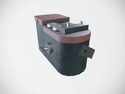 Bomb Exploder Low-poly 3D model