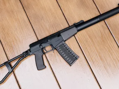 AS VAL rifle 3D model