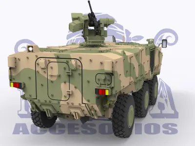 VBTP-MR GUARANI 3D model