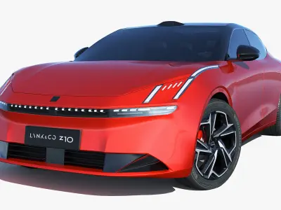 2025 Lynkco Z10 Low-poly 3D model
