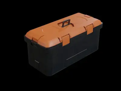Toolbox Low-poly 3D model purchase