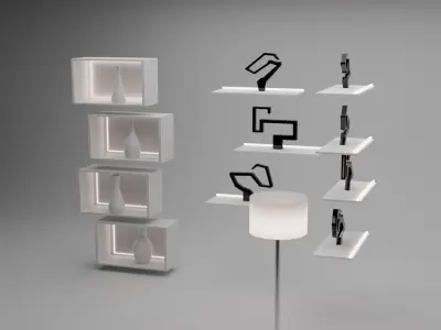 interior objects Free 3D model