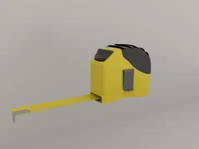 Meter tape 3D model