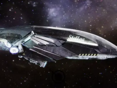Stelle Starship 3D model