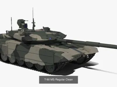 T-90 MS Regular Collection 3D Model Pack