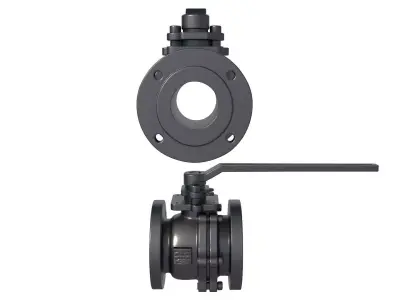 Radiator Valve - Pipe Valves - Steel Pipe Valves 3D print model
