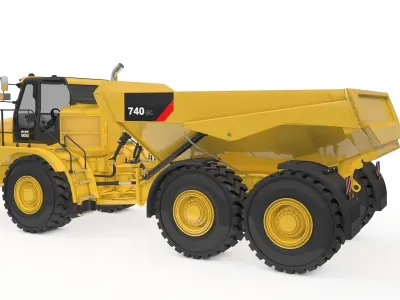 Articulated Mining Truck 3D model