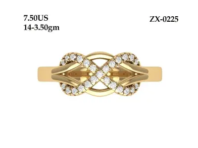 Wedding Ring  3D print model 183