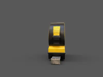 Tool Measuring tape Low-poly 3D model