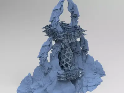 Grand Tri Clawed Mountain 3  3D model