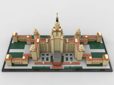 Moscow State University  3D model