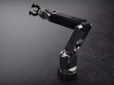 Robotic Arm technical industrial robot  3D model