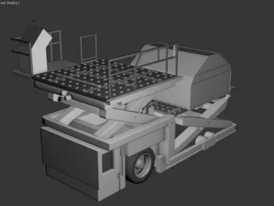 Aircraft Cargo Lift 3D model