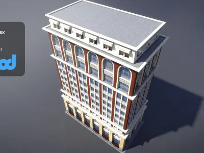 Business Building 3D model