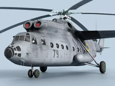 Mil Mi-6 Hook  Low-poly 3D model