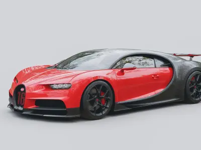 Bugatti Chiron Sport 2019 3D model buy