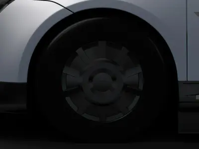 Tesla Semi 2020 wheel 3D model