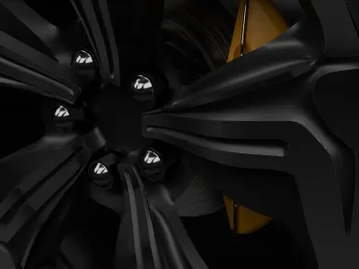 wheel 3D model V3